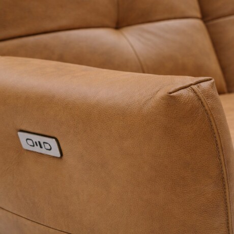 Reclinable Cuero Riviera 3 Cuerpos U