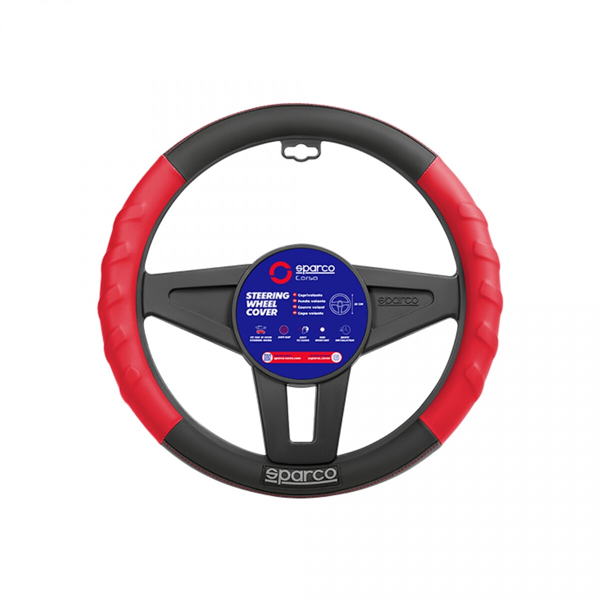 Sparco Cubre Volante - Rojo 