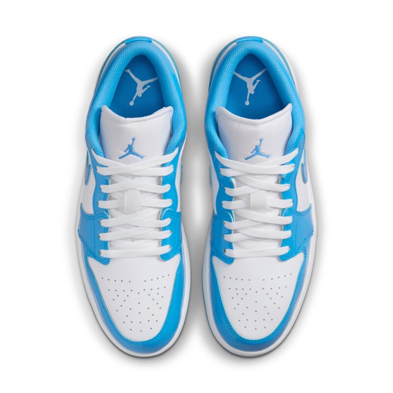 Championes Air Jordan 1 Bajo Se de Hombre Blanco