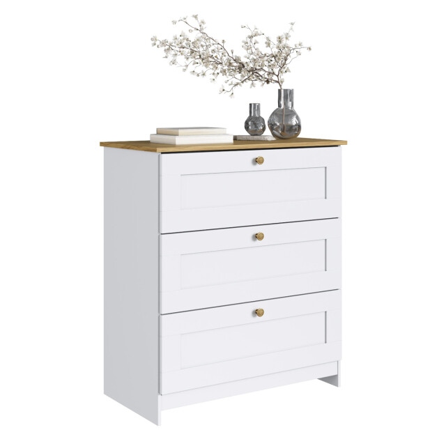 CÓMODA CAJONERA GUARDARROPA 3 CAJONES - LÍNEA AMERICANA CÓMODA CAJONERA GUARDARROPA 3 CAJONES - LÍNEA AMERICANA