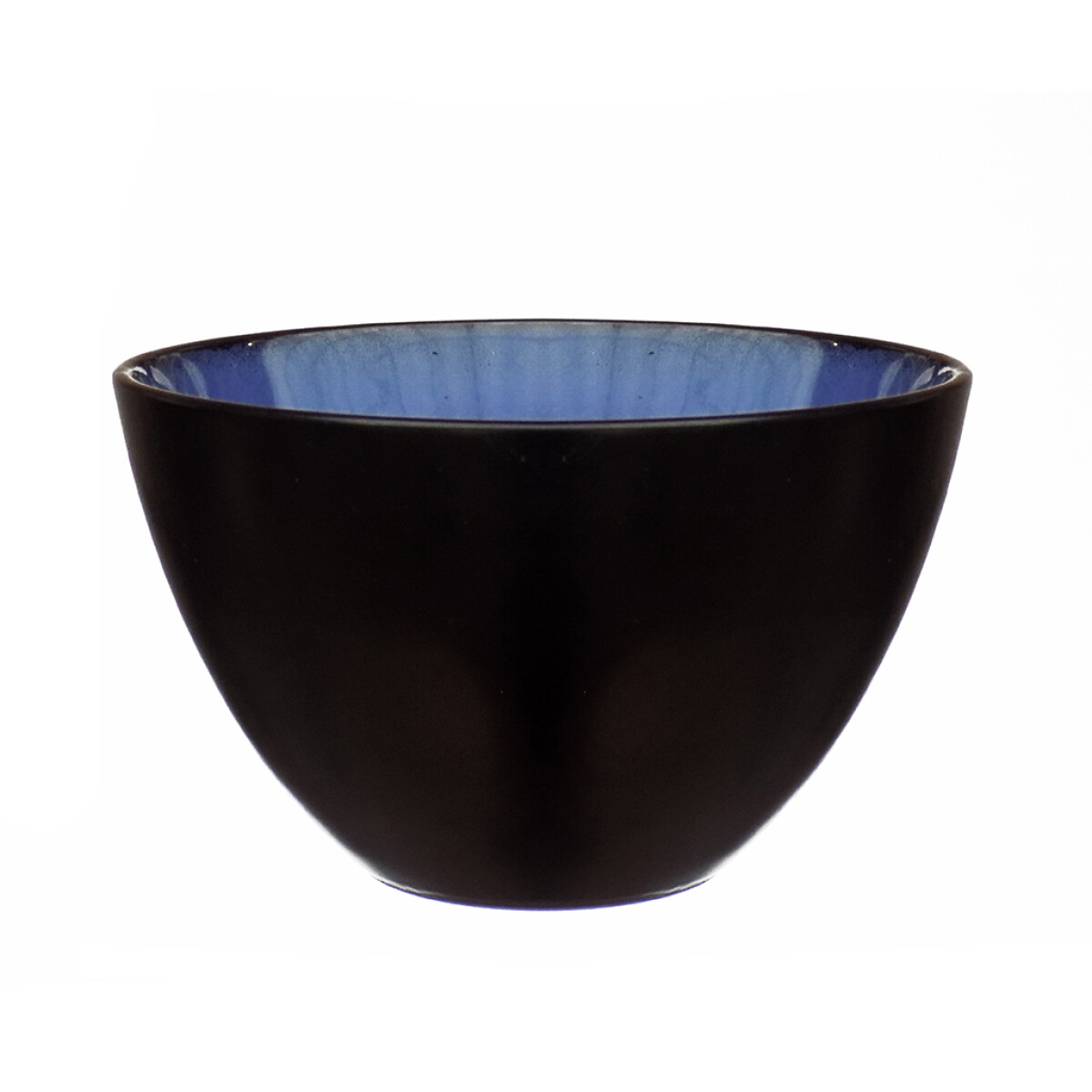 BOWL 650ML AZUL Y NEGRO. 14CM 