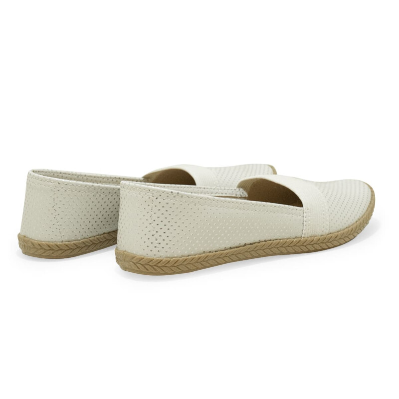 Zapatos Balerina Moleca de Mujer - 5287.203-28701 Blanco-plata