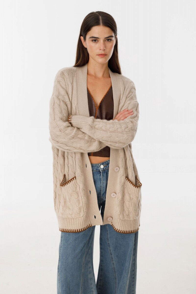 Cardigan Elora - Beige 