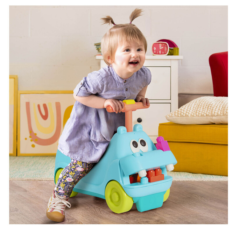 Buggy Hippo Ride-On con bloques, luz y sonidos B Toys Buggy Hippo Ride-On con bloques, luz y sonidos B Toys