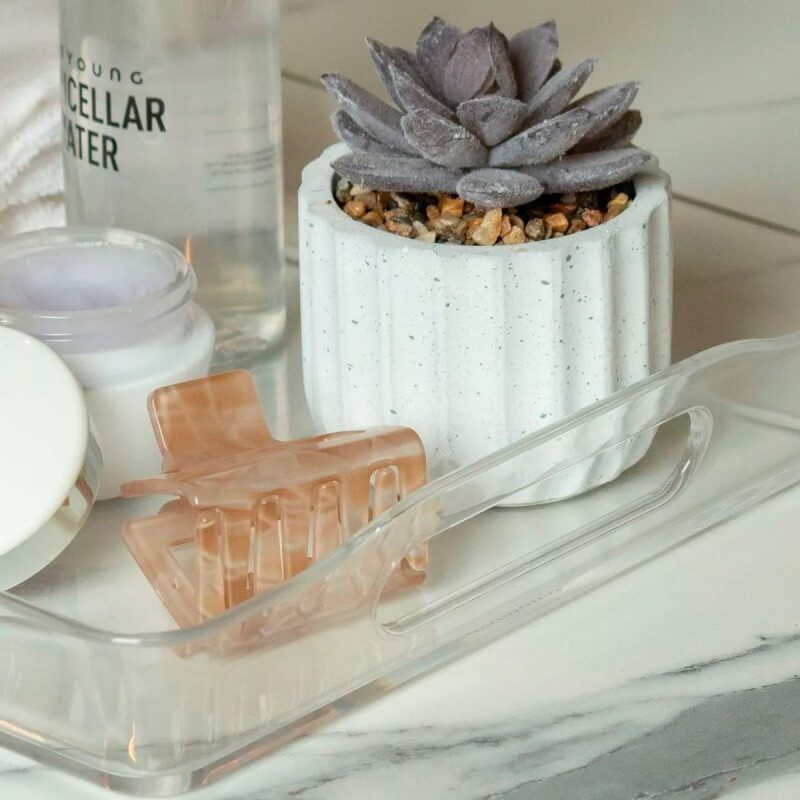 Set x2 Mini planta artificial 7,5 X 11,3cm COLORES SURTIDOS