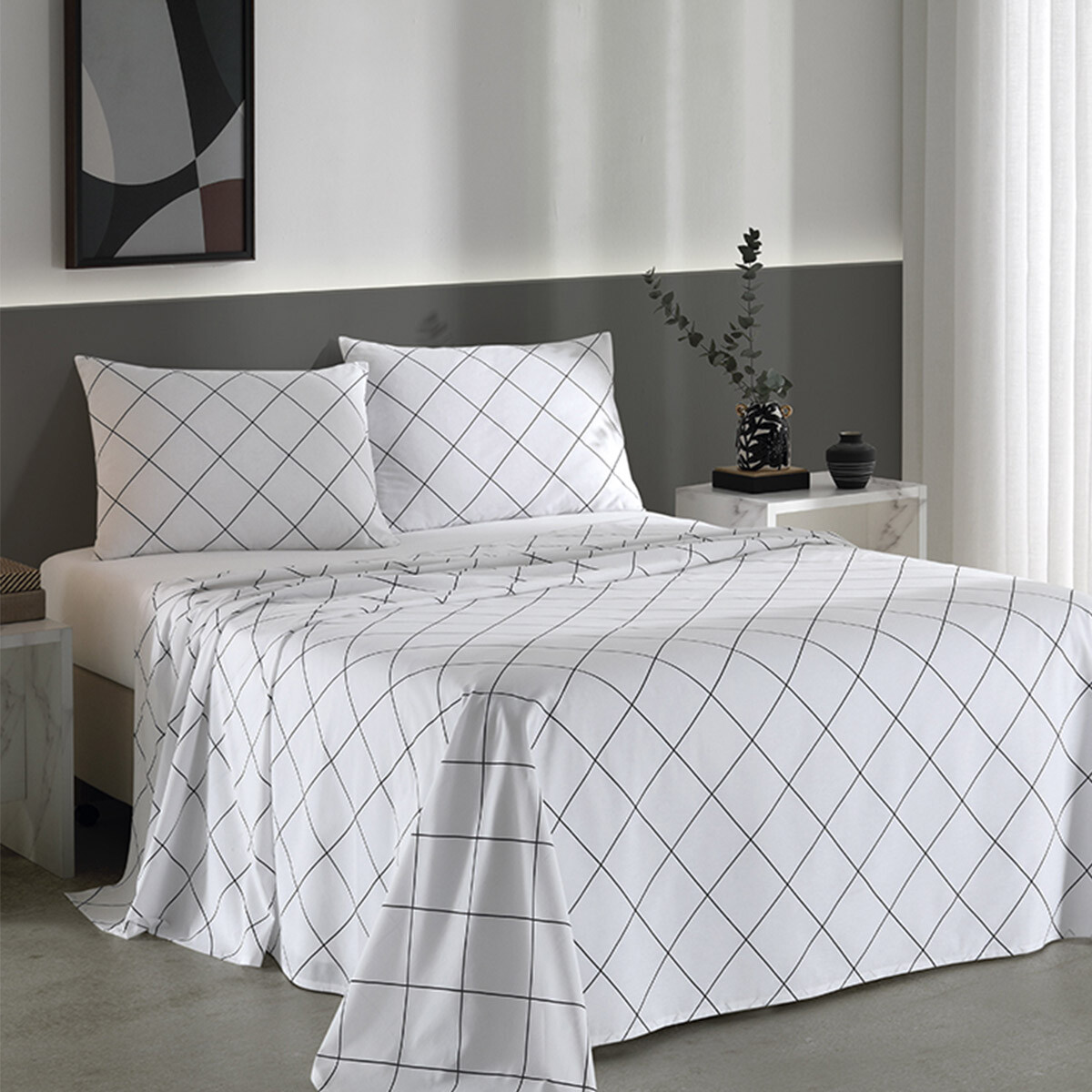 Juego Sábanas Queen Size Dohler 130 Hilos 100% Algodón - ORION 