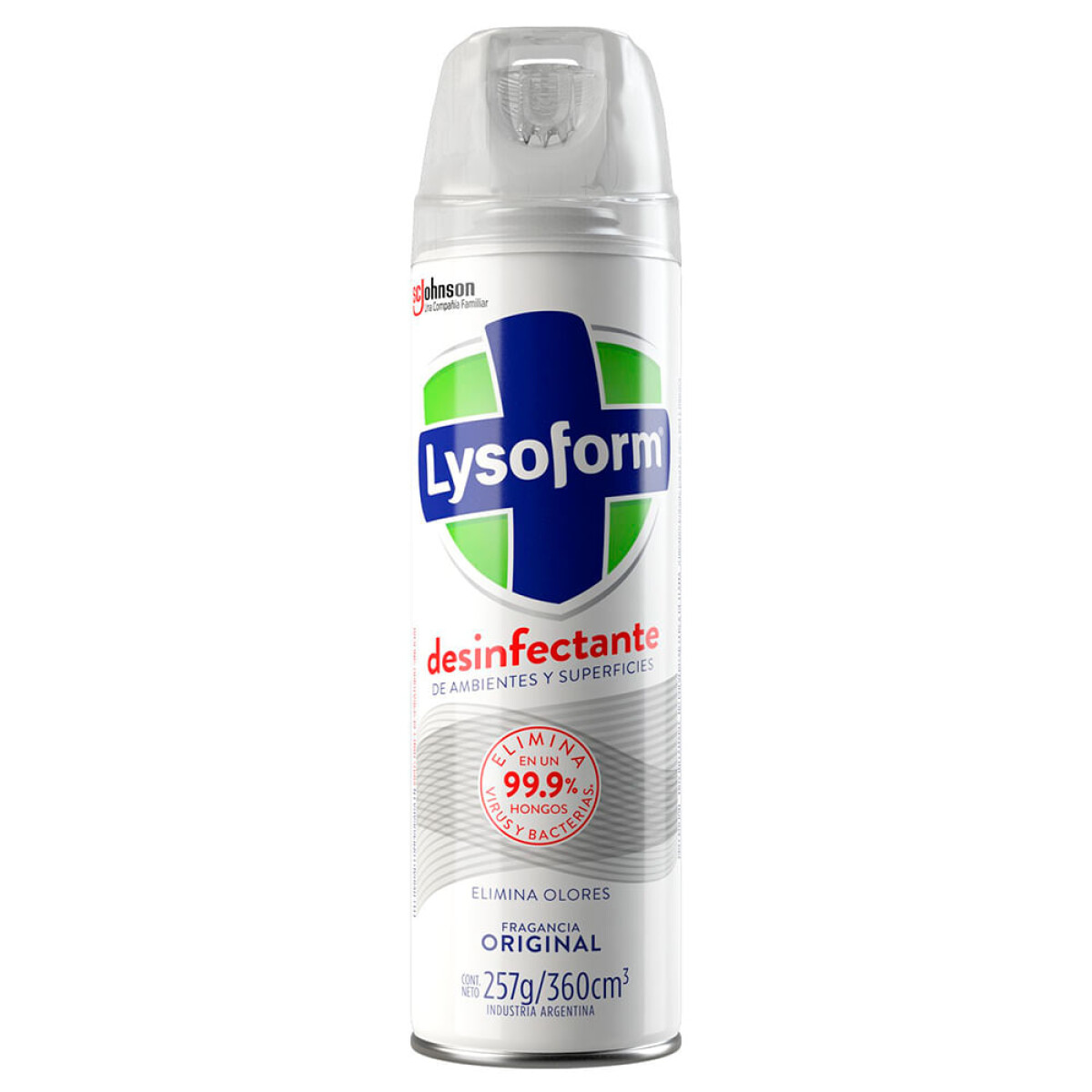 Lysoform Original Aerosol 360 ml – Desinfectante de Superficies y Ambiente