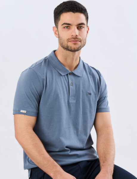 REMERA POLO LISA JERSEY Piedra