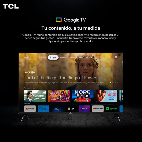Smart Tv 43 Tcl 43s5 K Qled Fhd Google Tv Hdr Dolby TV 43" TCL 43S5K QLED FHD GOOGLE TV