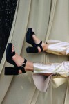 None Bridal Heels Negro
