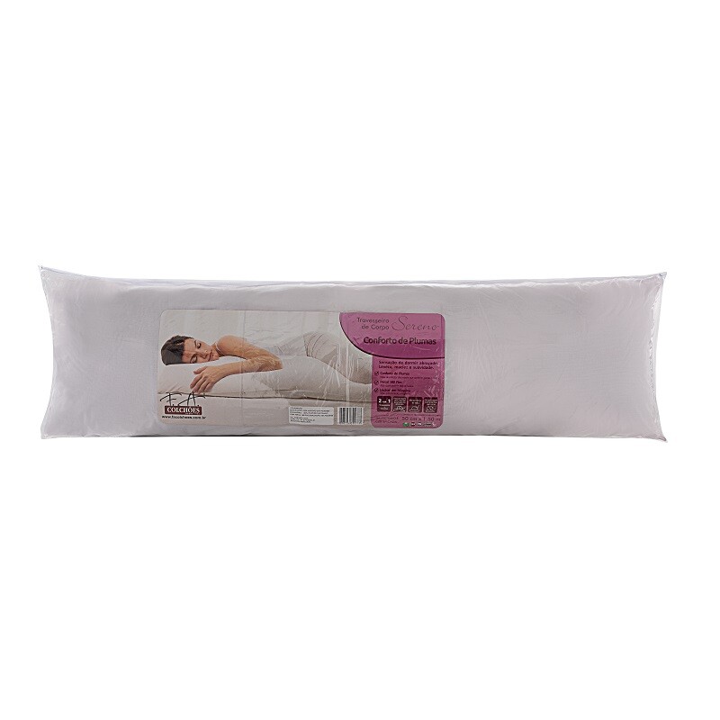 Almohada Sereno Plumas Cuerpo Entero 50X150