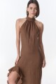Vestido Lirio Chocolate