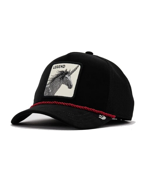 Gorra Goorin Bros Trucker Baseball - Legend Unicornio Strass Negro Gorra Goorin Bros Trucker Baseball - Legend Unicornio Strass Negro