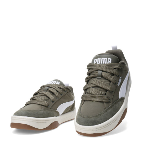 Championes de Hombre Puma Park Lifestyle Street Verde - Blanco
