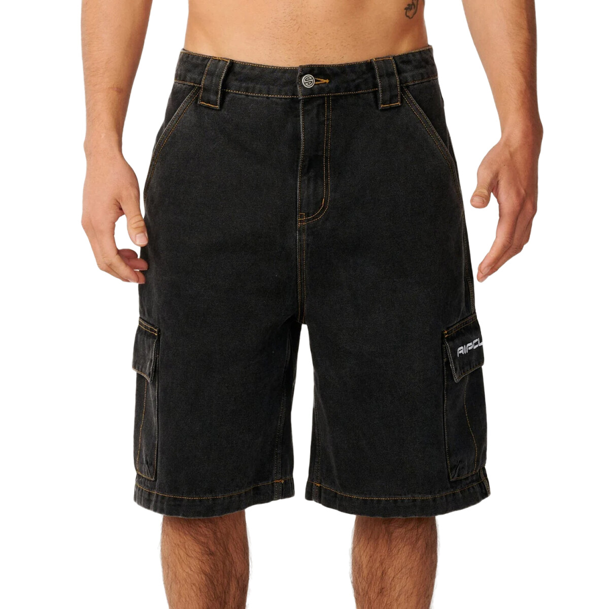 Bermuda Rip Curl Search series Denim Cargo - Negro 