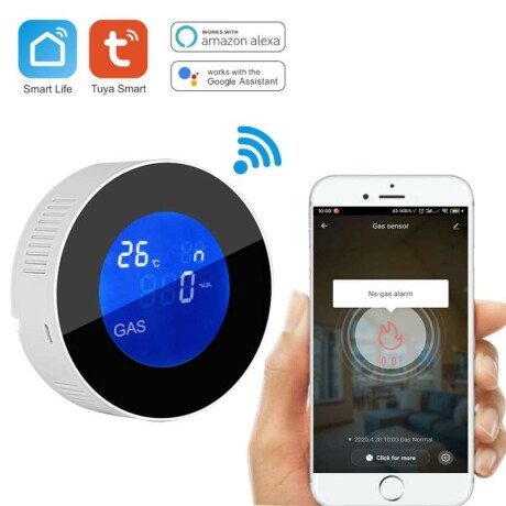 Detector de Gas Tuya Smart WIFI SM-PS210W 001
