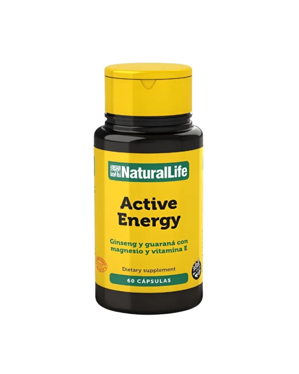 ¡OFEERTA POR VENCIMIENTO! Active Energy 60 cáps Natural Life 
