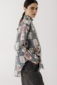 CAMISA ONDA PRINT LUDIKA Marino