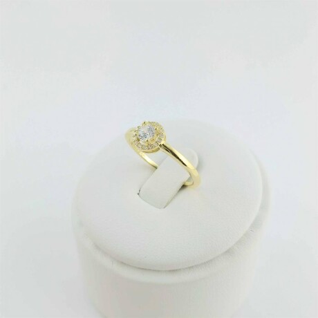 Anillo de Oro 9 k con circonias. Anillo de Oro 9 k con circonias.