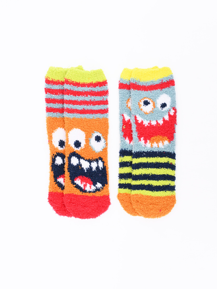 MEDIAS CHENILLE FUNNY - ESTAMPADO 1 