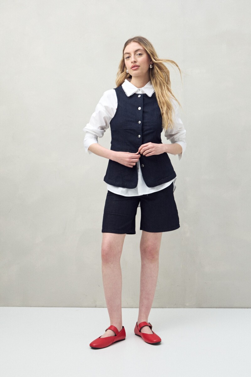 CHALECO ROMAN Indigo