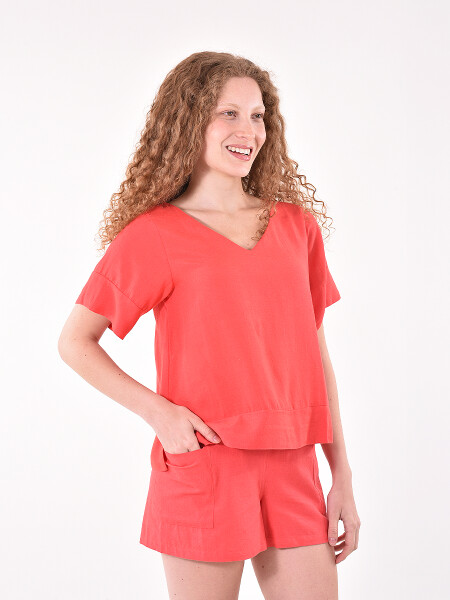 BLUSA MAROMA ROJO