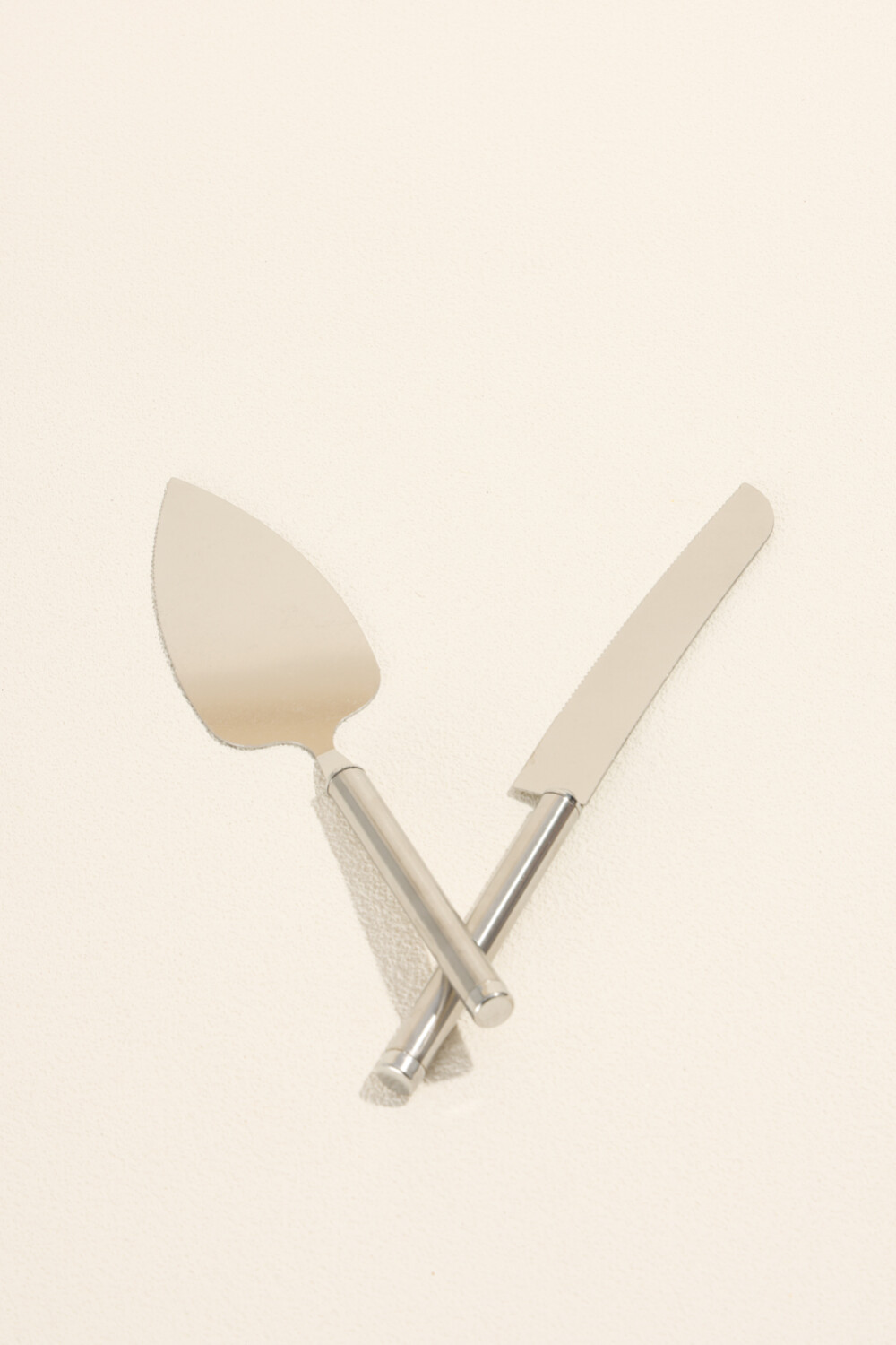 Accesorios Set Cuchillo Torta Plateado Color Unico