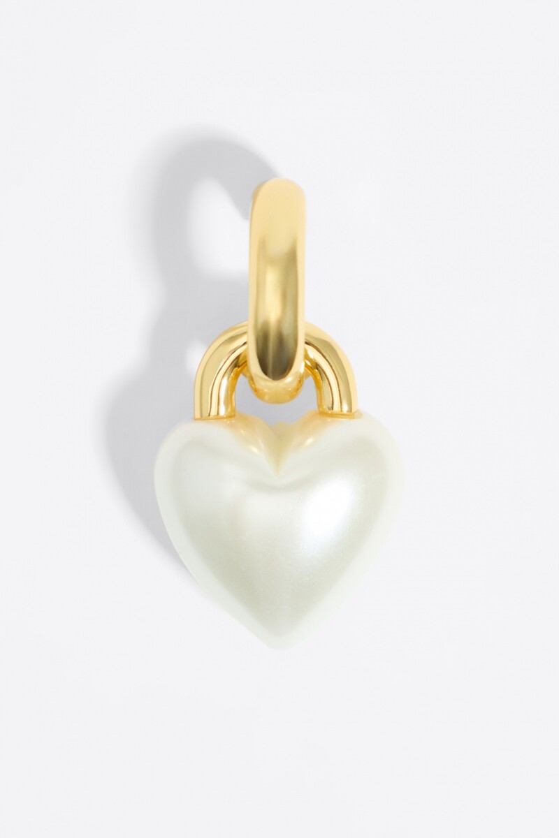 PENDIENTES ARO CON CORAZÓN PER Oro