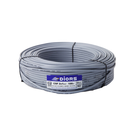 Cable Superplástico Gris 2 x 2