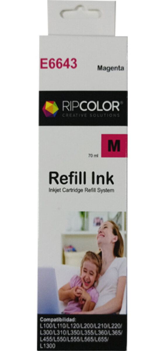 Tinta Ripcolor Compatible para Epson 664 - MAGENTA 