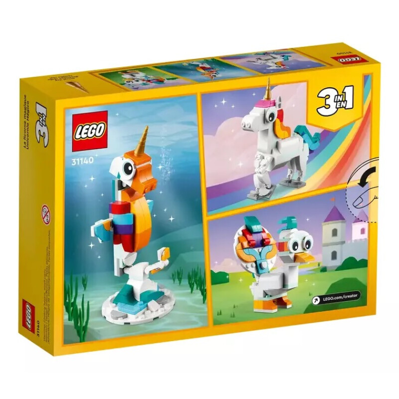 Lego Creator 31140 Unicornio Mágico 145 Pz Lego Creator 31140 Unicornio Mágico 145 Pz