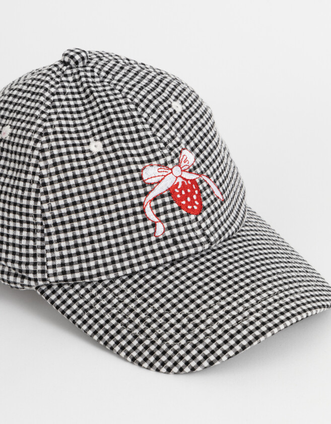 Caps Estampados Gorra Canvas Bordada - Estampado Geometrico