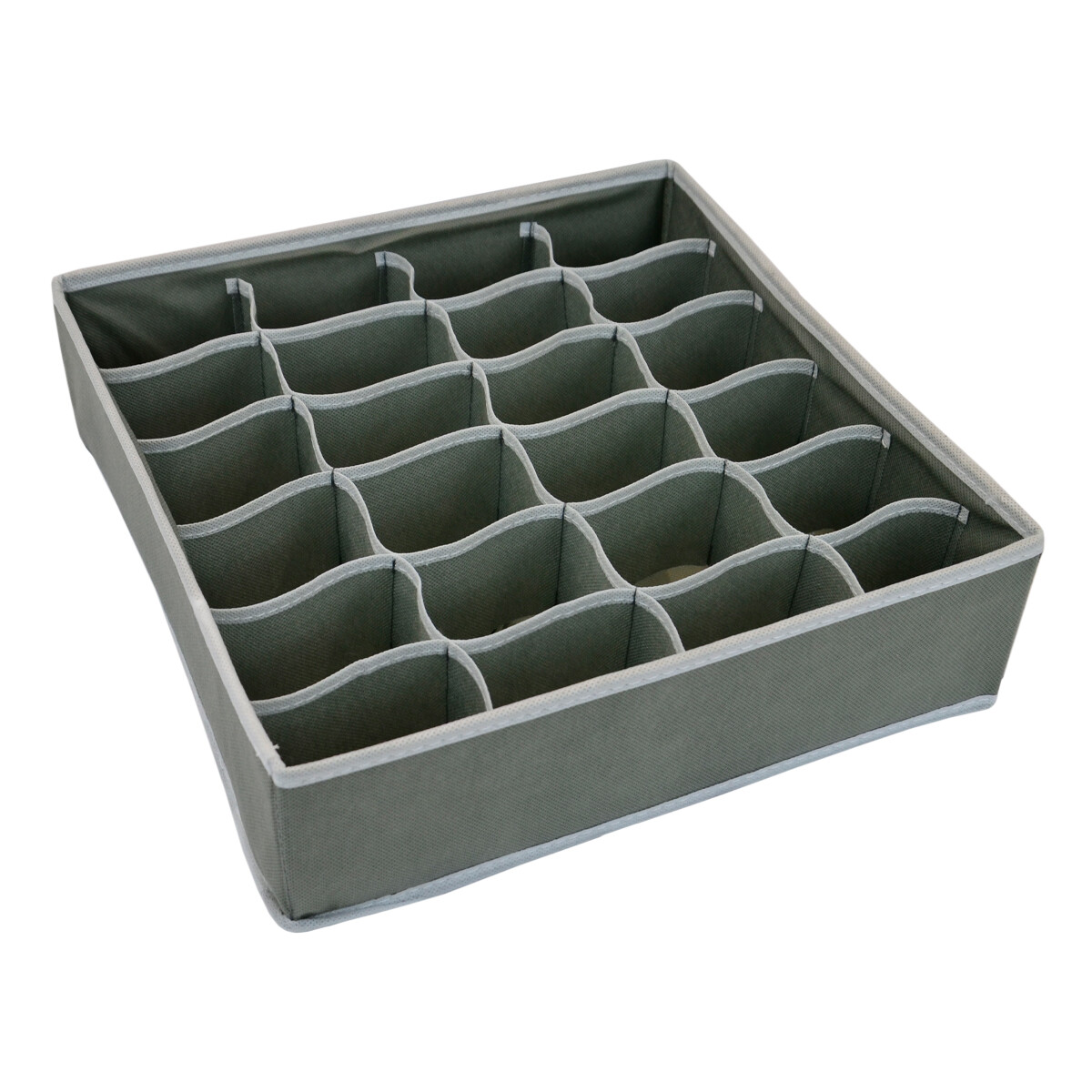 Organizador con 24 reparticiones en TNT - GRIS 