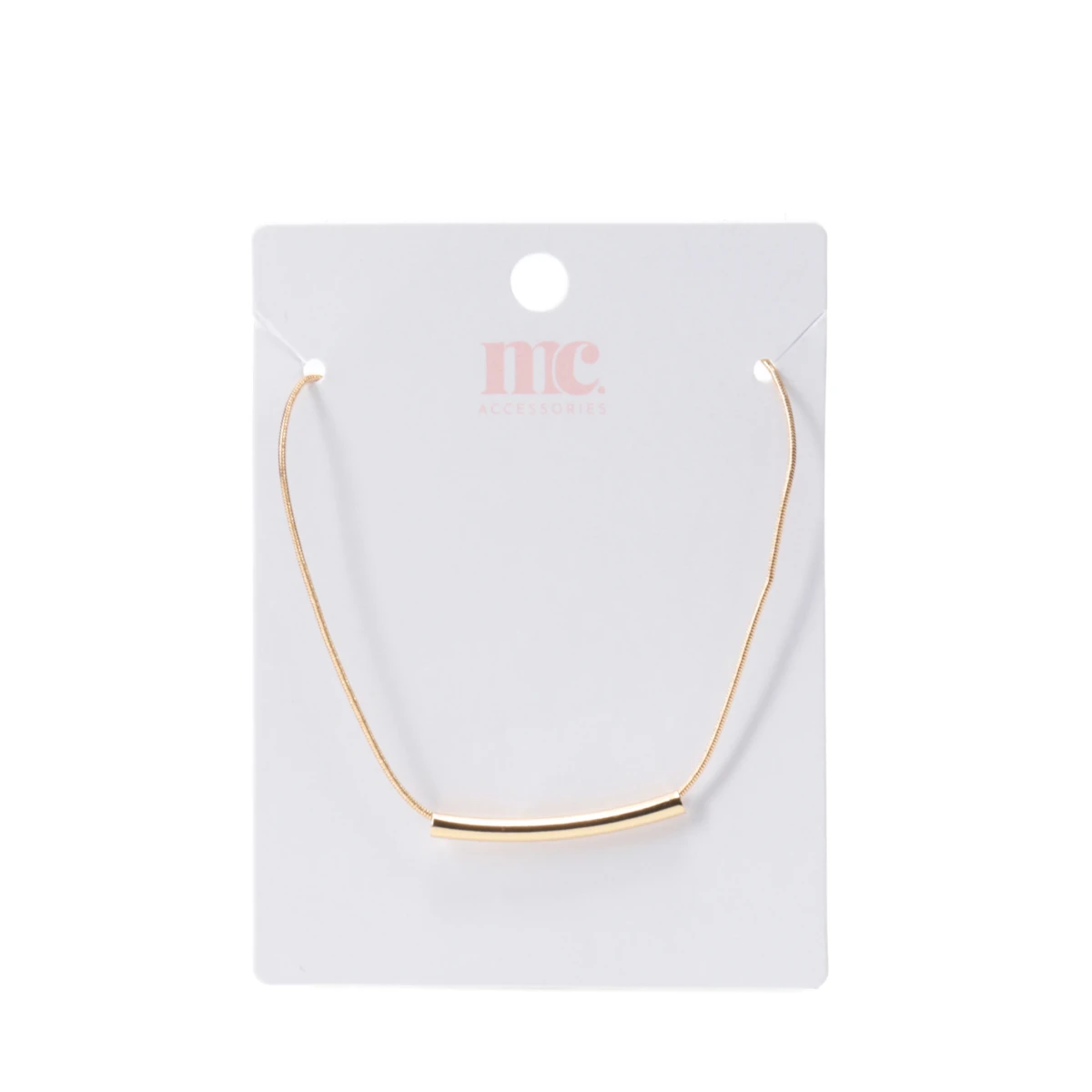 Collar cadena con pieza metalica MissCarol - Gold 