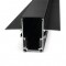 RIEL MAGNETICO PARA EMBUTIR 1M Riel Magnético G2 Embutir 1 Metro Negro
