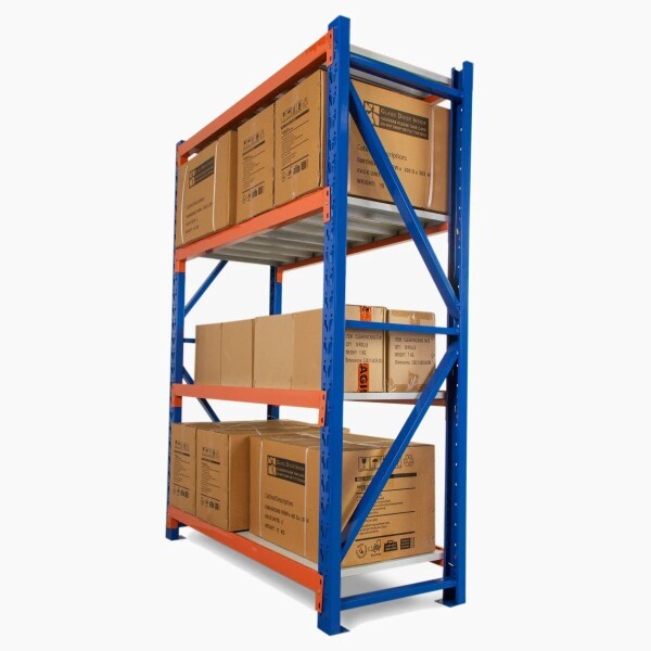 Estantería Metalica 4 Niveles Estante 800kg 2x2x60 Reforzada Estantería Metalica 4 Niveles Estante 800kg 2x2x60 Reforzada