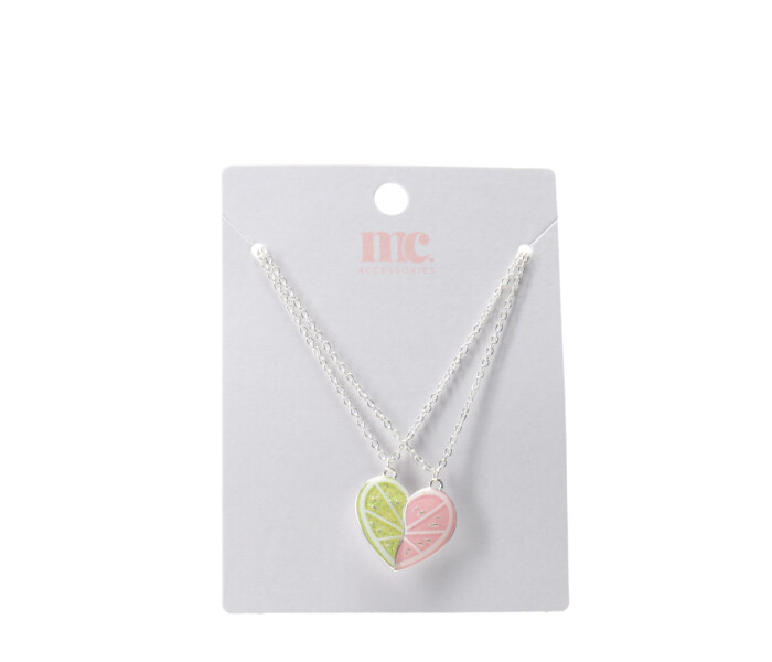 Collar con dije corazón Silver