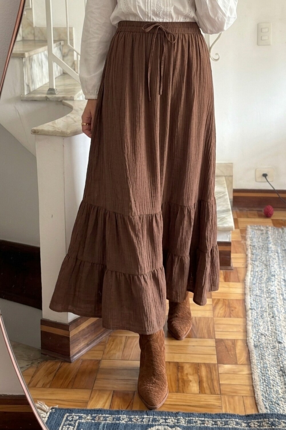 Pollera Tere Chocolate