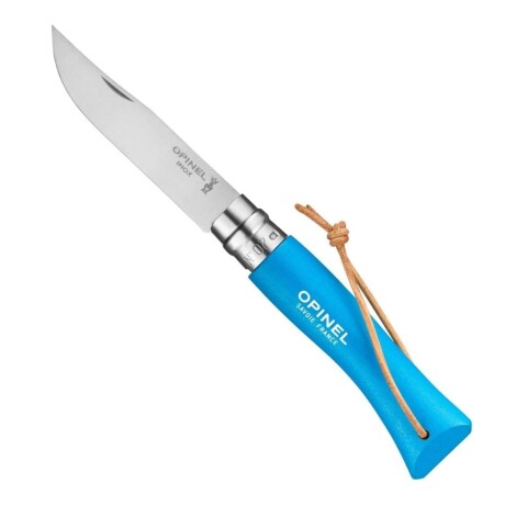 Navaja 2205 N°7 inoxidable colores Celeste