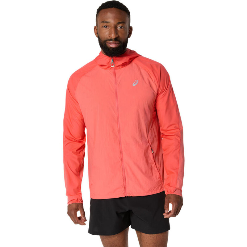 Casaca Running Road Packable Jacket Hombre Coral Reef