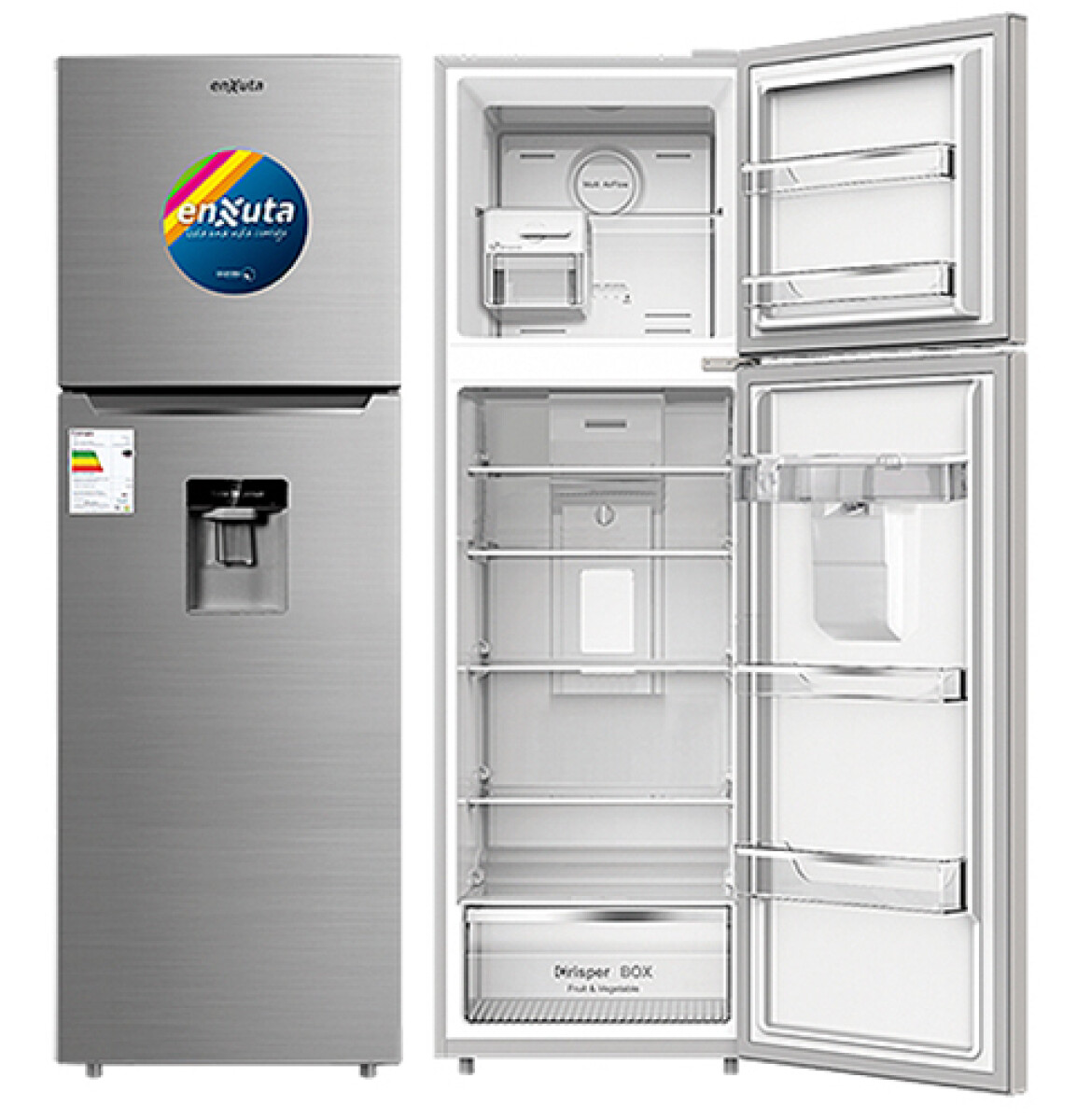 REFRIGERADOR ENXUTA RENX 275DI Inox c/Dispensador - Sin color 