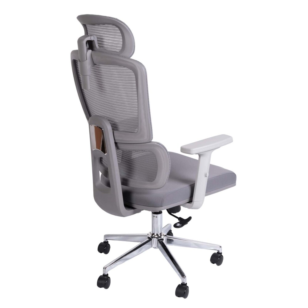 SILLA DE OFICINA MALLA GRIS AERIS