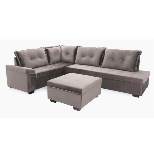 SOFA ESQUINERO TOKIO CON PUFF - VARIOS COLORES SOFA ESQUINERO TOKIO CON PUFF - VARIOS COLORES