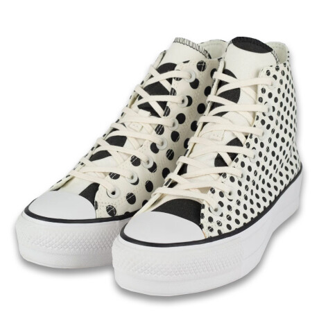 Championes Converse - CHUCK TAYLOR ALL STAR LIFT - A02638C EGRET/BLACK/WHITE