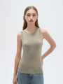 Musculosa Sigo Verde Grisaceo
