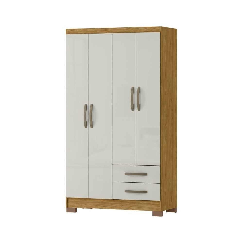 ROPERO - SANTIAGO 4 PUERTAS MARROCO OFF WHITE