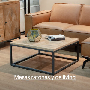 mesa ratonas y de living