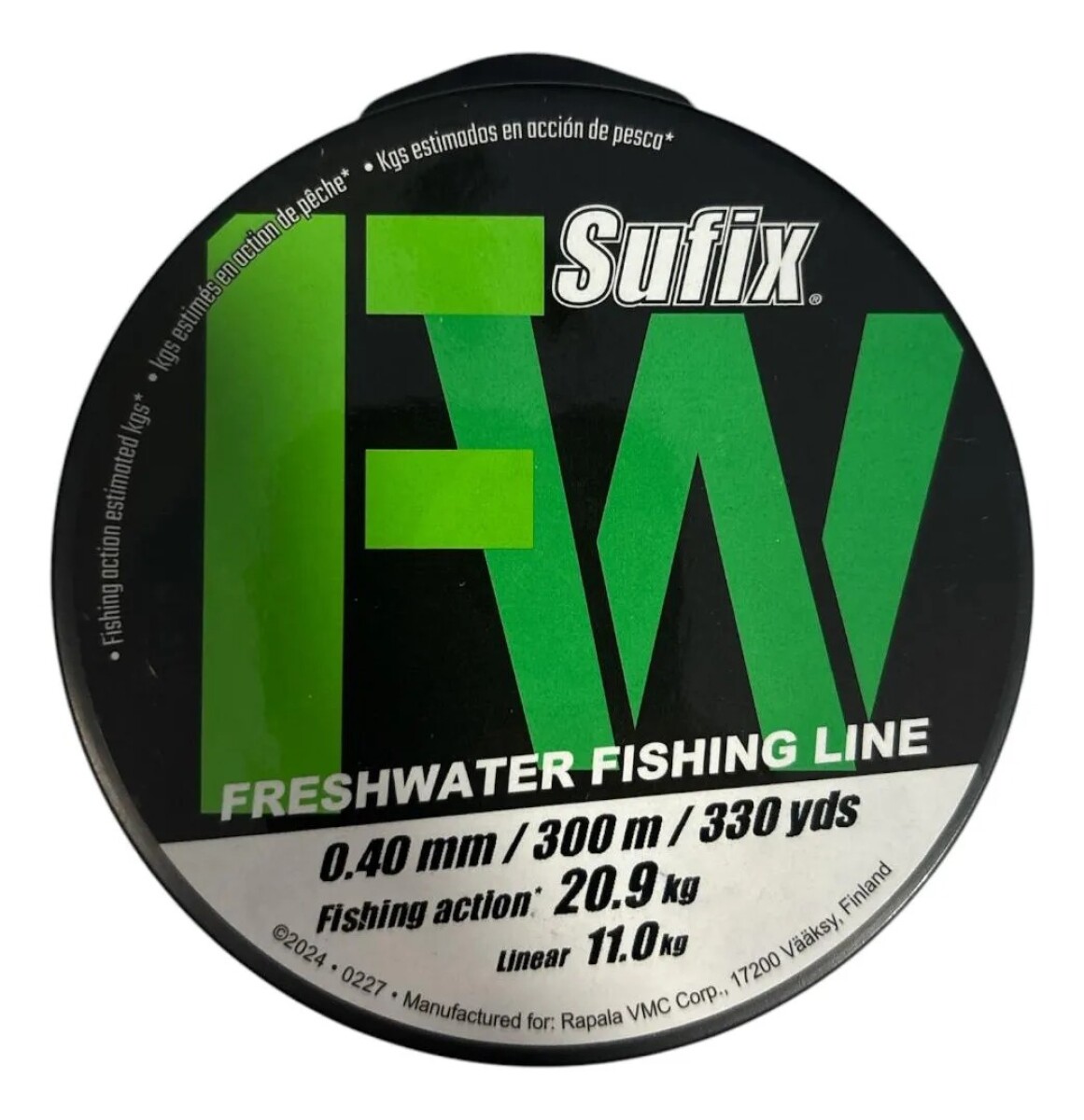 Tanza Sufix Mono Fresh Bobina De 300 Metros - Medida 0.40mm 
