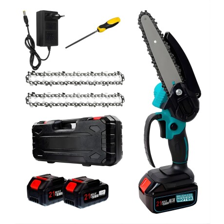 Motosierra Inalámbrica Lumax 2 Cadenas De 4'' + 2 Baterías Motosierra Inalámbrica Lumax 2 Cadenas De 4'' + 2 Baterías