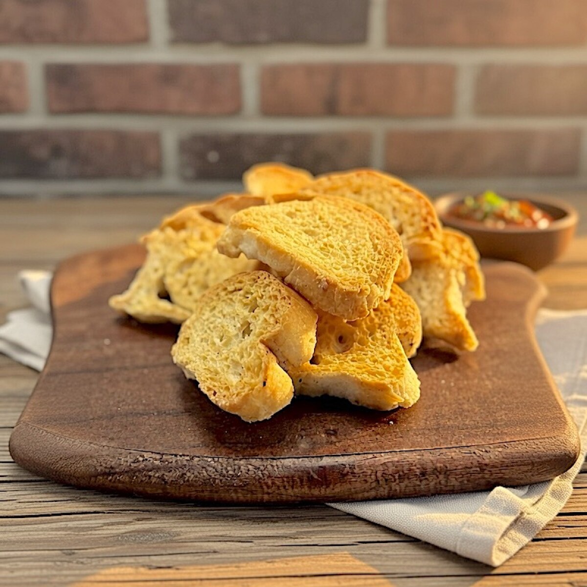 Mini Bruschettas de Ajo 